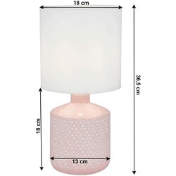 Настольная лампа Tempo Kondela Ofred AT191024 (White/Pink) Thumb
