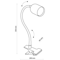Lampa de masa TK Lighting Top 4561 (Black) Thumb