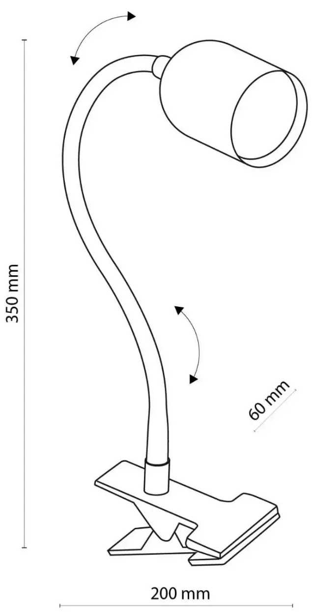 Lampa de masa TK Lighting Top 4561 (Black)