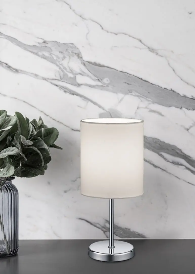 Настольная лампа Trio Jerry R50491001 (White/Chrome)