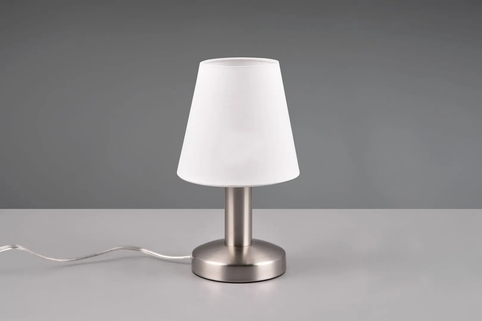 Настольная лампа Trio Mats (Nickel Matte)