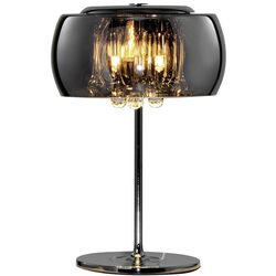 Настольная лампа Trio Vapore (Chrome/Transparent)