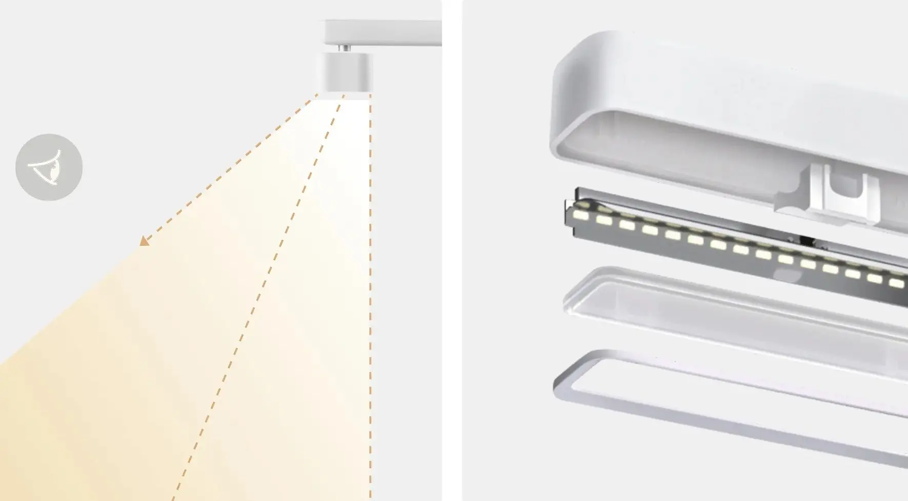 Lampa de masa Xiaomi LED Desk Lamp 2 (White)