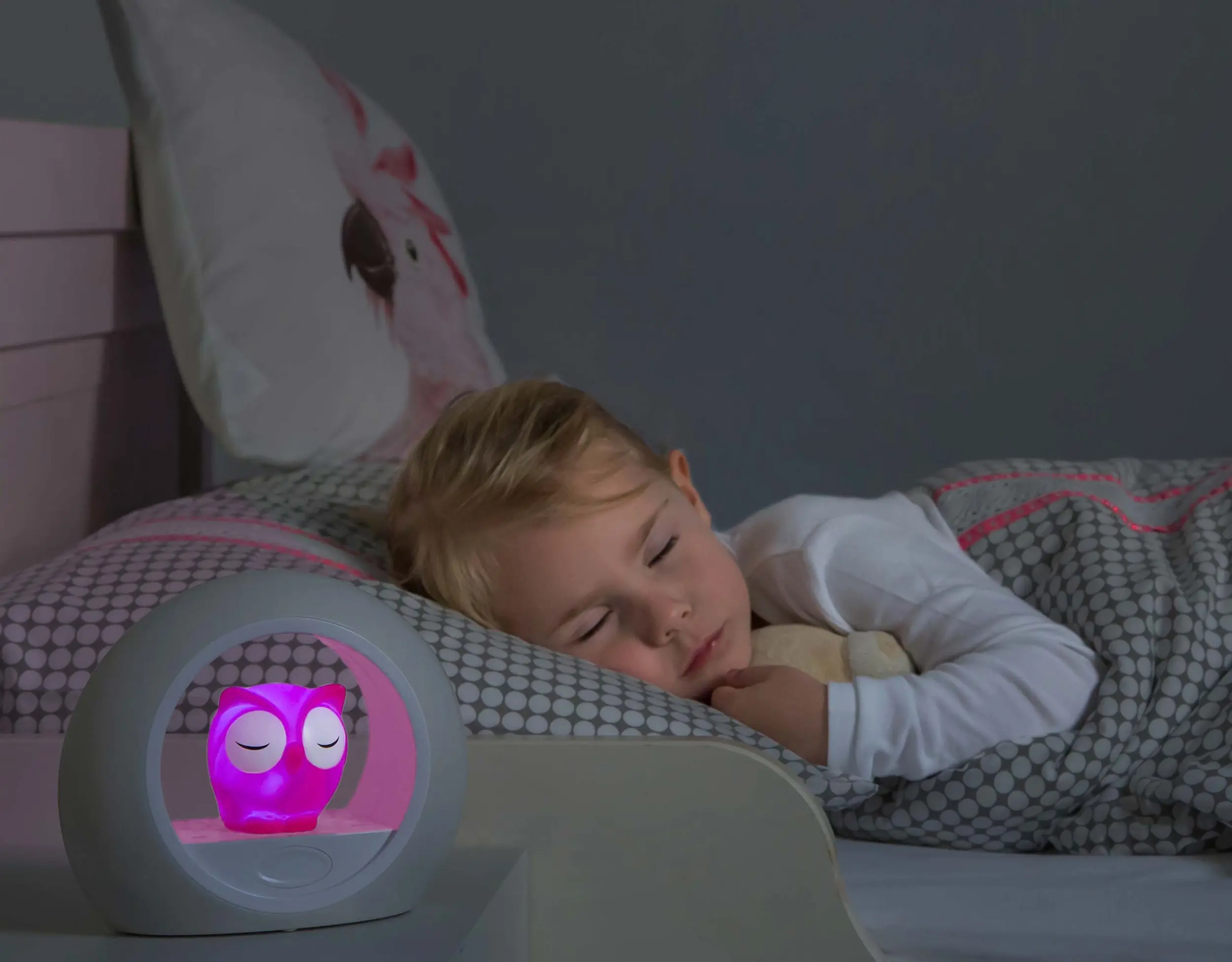 Ночник Zazu Lou The Owl (Pink) - 3