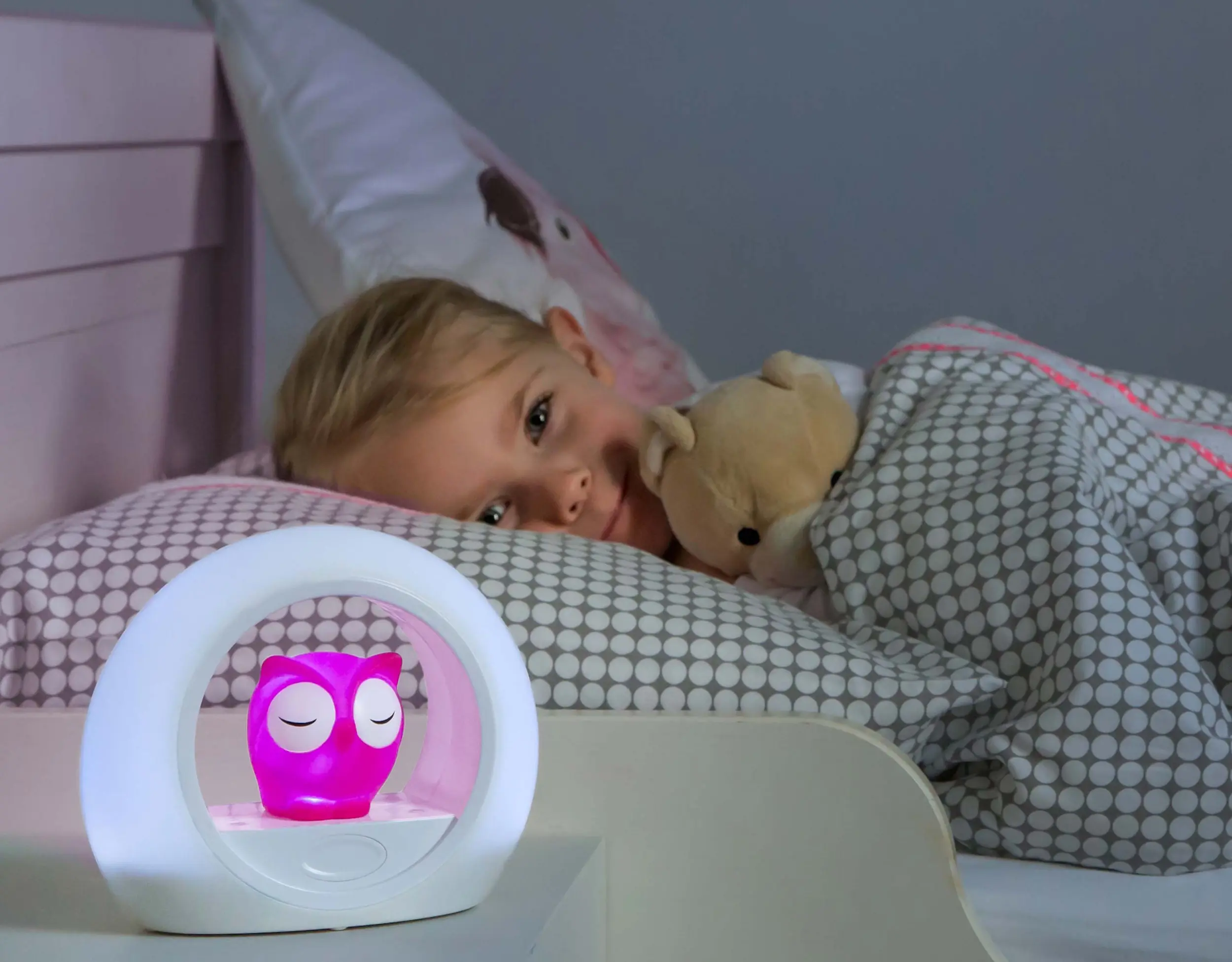 Ночник Zazu Lou The Owl (Pink) - 4
