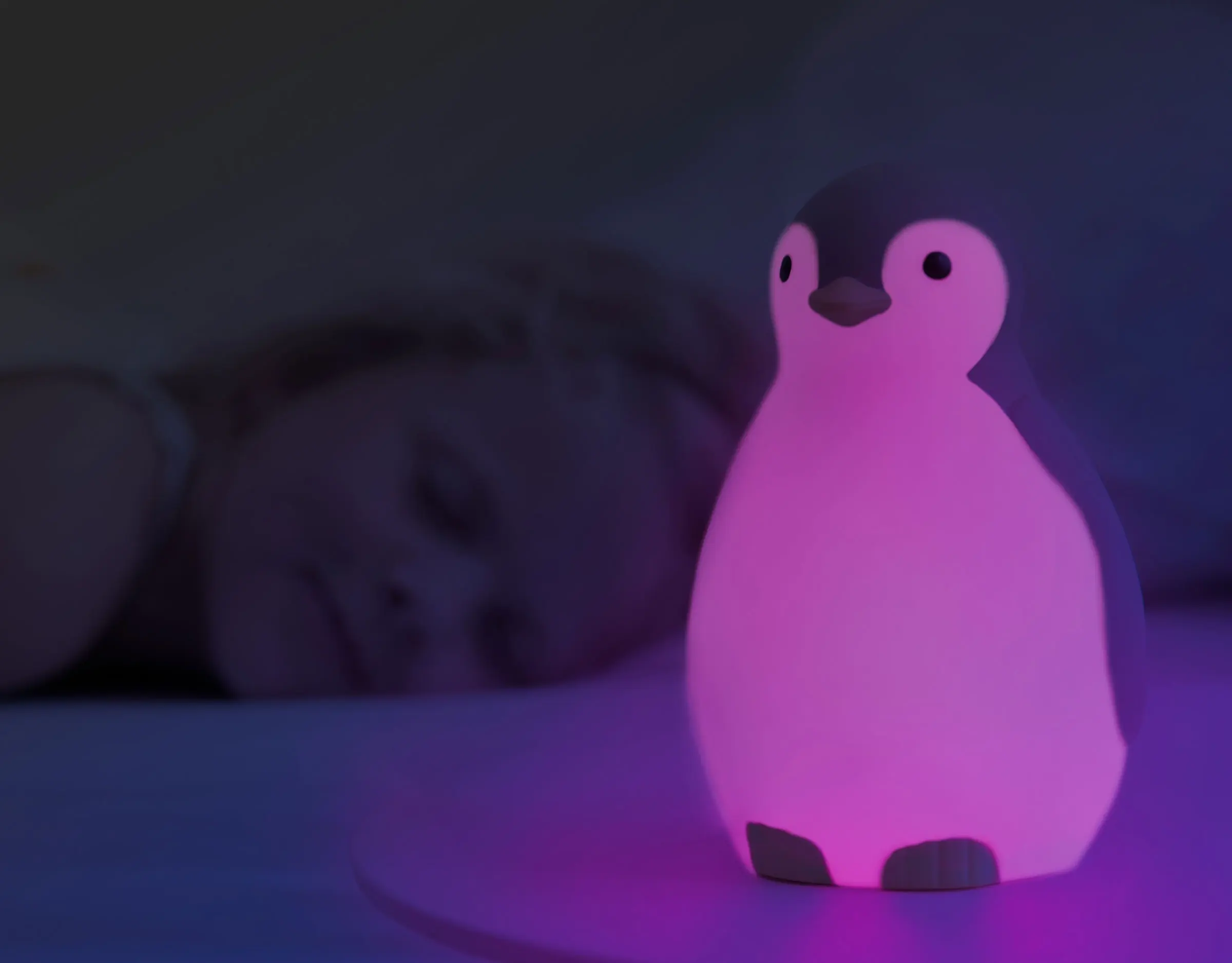 Ночник Zazu Pam the penguin (Pink) - 3