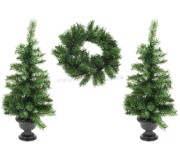 Set brazi + coroana Christmas 11001 (Green)