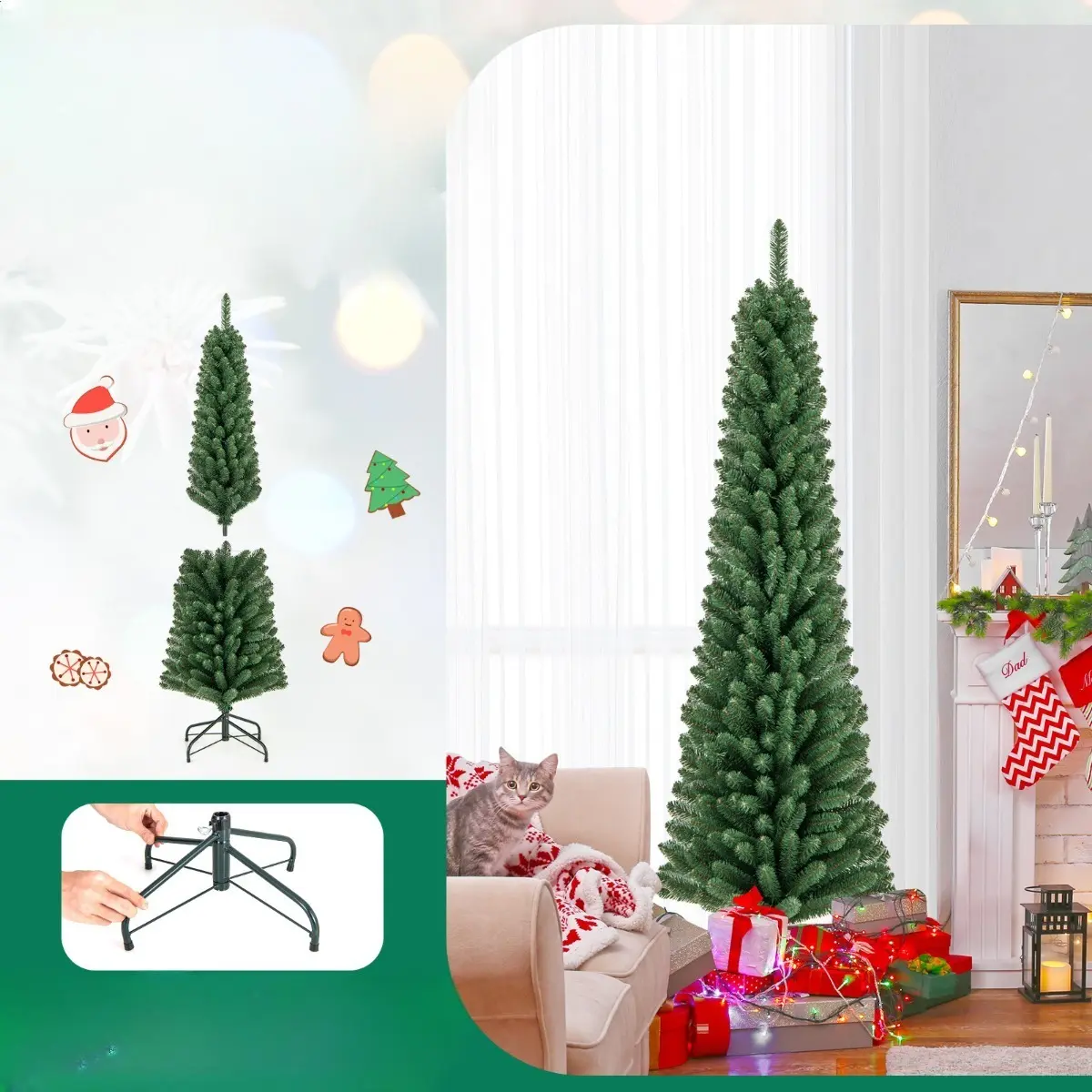 Елка Costway CM24753-5 150см