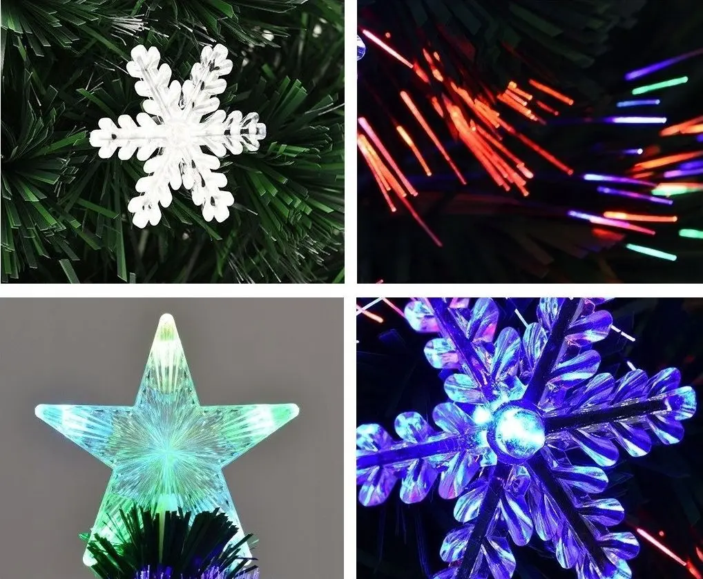 Елка светодиодная Costway CM20543 150см - 8