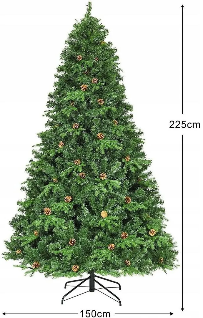 Brad LED Costway CM20684 225cm - 3
