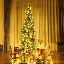 Елка светодиодная Costway CM22072DE 225см Thumb