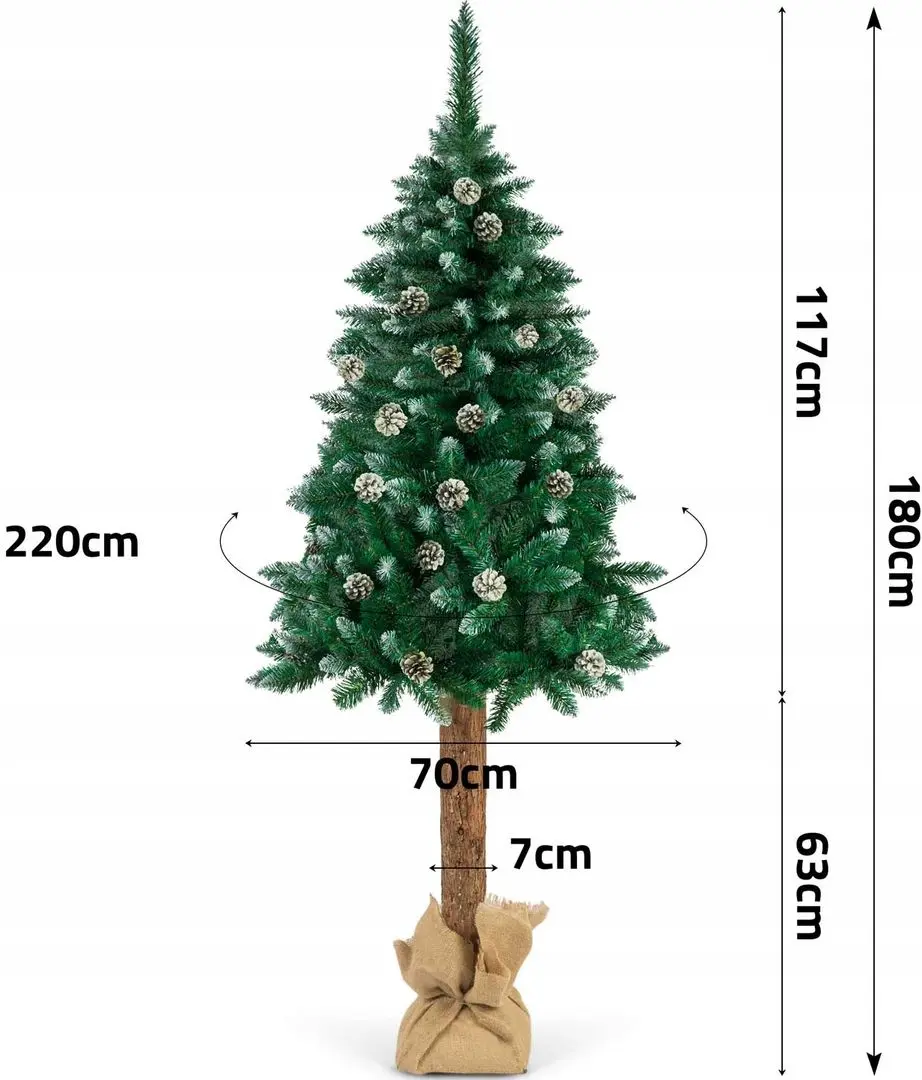 Елка Plonos 4830 180см - 8