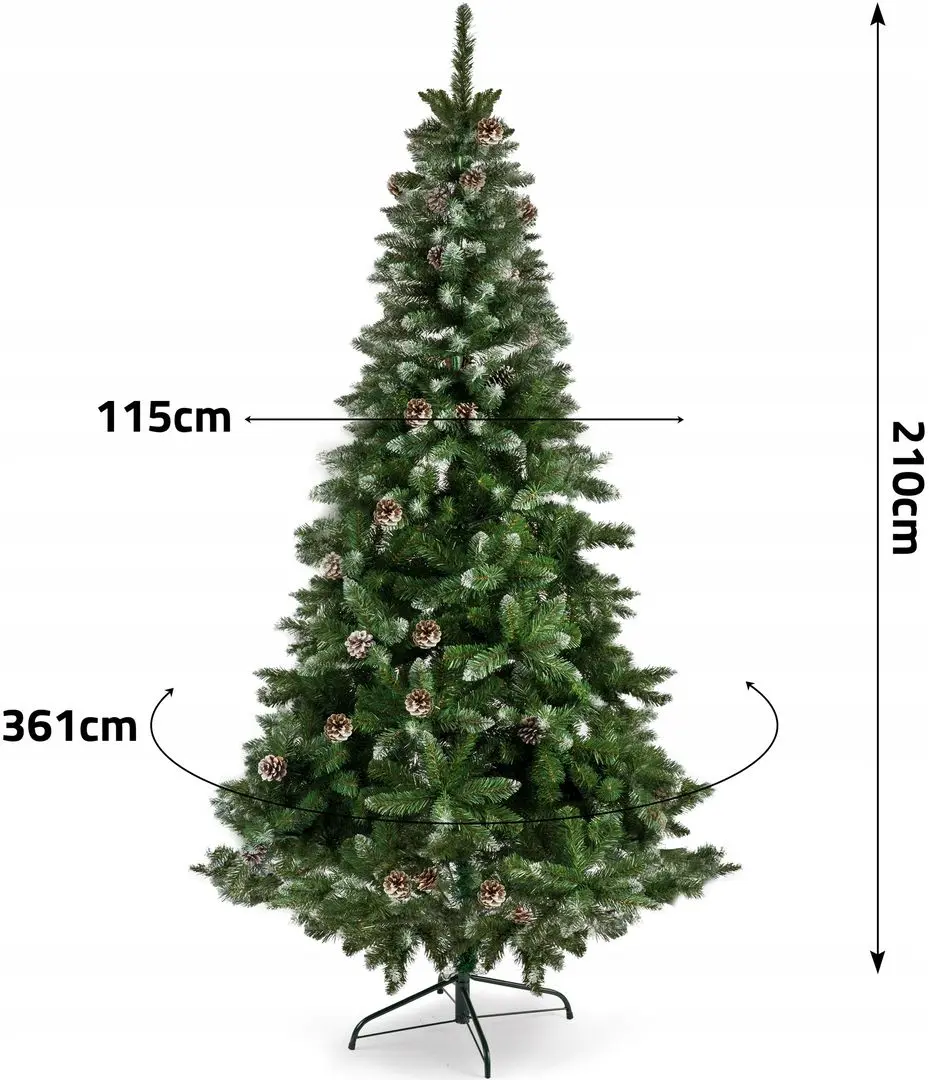 Елка Plonos 4831 210см - 7