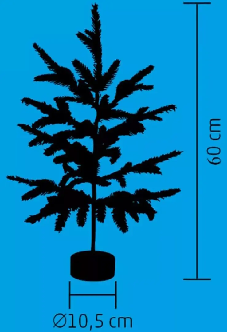 Елка настольная светодиодная Somogyi KMF 80 60см - 3