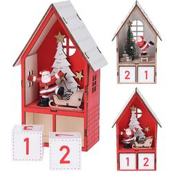Декоративная фигурка Christmas House-Calendar 34499 (White/Red) Thumb