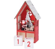 Декоративная фигурка Christmas House-Calendar 34499 (White/Red)