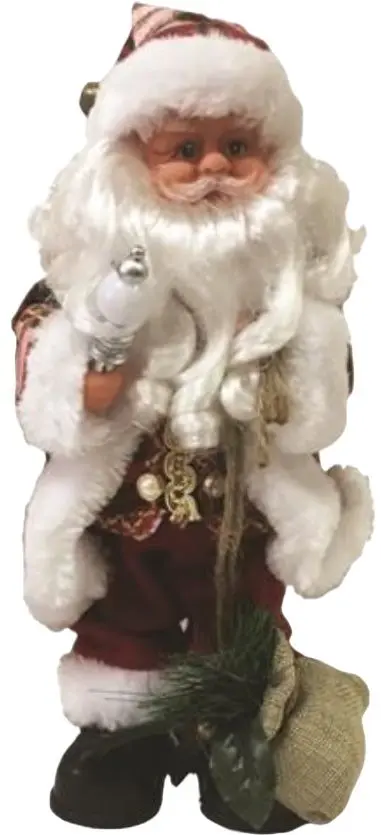 Декоративная фигурка Christmas Merry Christmas Santa Claus 01880 (Red/White)