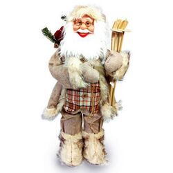 Декоративная фигурка Christmas Santa Claus 01844 (Brown)