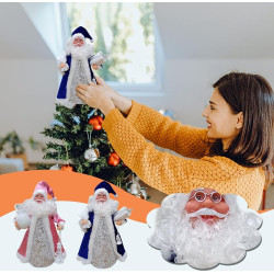 Декоративная фигурка Christmas Santa Claus 30cm (Blue/Silver) Thumb