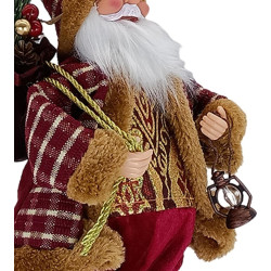 Декоративная фигурка Christmas Santa Claus 30cm (Red/Gold) Thumb