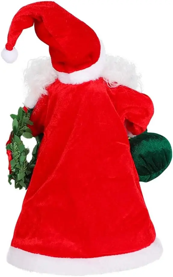 Декоративная фигурка Christmas Santa Claus 30cm (Red/Gold) - 3