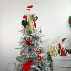 Декоративная фигурка Christmas Santa Claus 30cm (Red/Gold) Thumb
