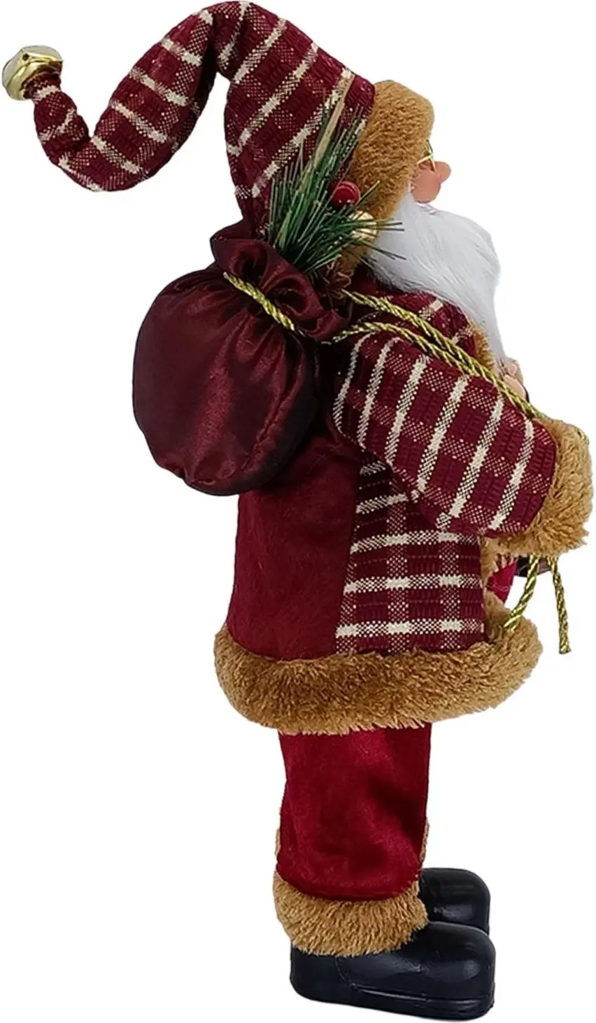Декоративная фигурка Christmas Santa Claus 30cm (Red/Gold) - 3