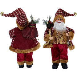 Декоративная фигурка Christmas Santa Claus 30cm (Red/Gold) Thumb