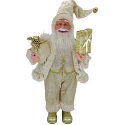 Декоративная фигурка Christmas Santa Claus 45cm (Gold)