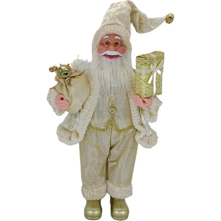 Figurina decorativa Christmas Santa Claus 45cm (Gold)