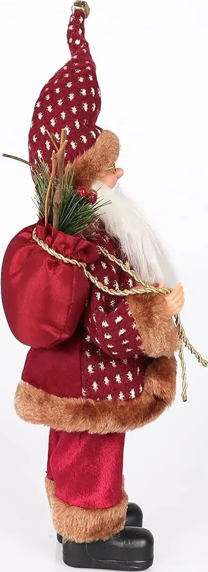 Декоративная фигурка Christmas Santa Claus 45cm (Red/Gold) - 2