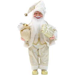 Декоративная фигурка Christmas Santa Claus 60cm (Gold)
