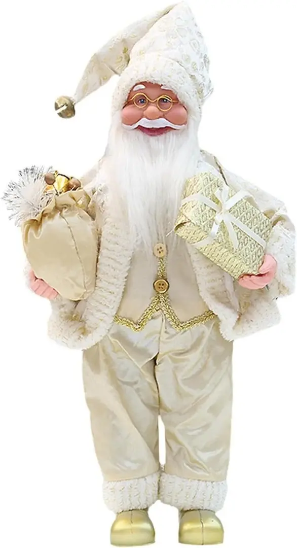 Декоративная фигурка Christmas Santa Claus 60cm (Gold)