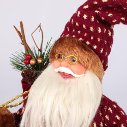 Декоративная фигурка Christmas Santa Claus 90cm (Red/Gold) Thumb