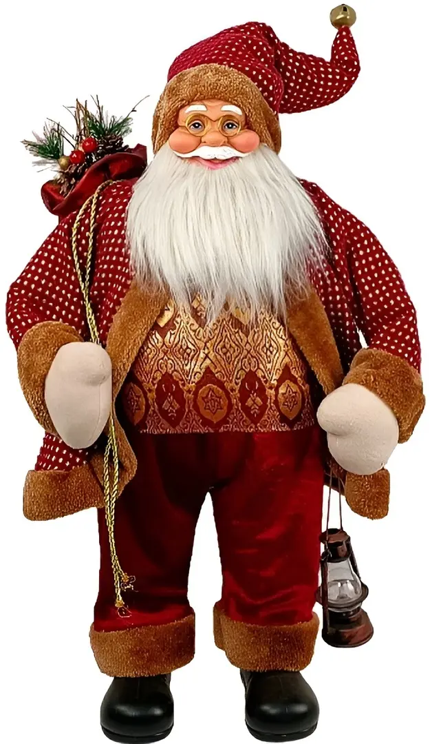 Декоративная фигурка Christmas Santa Claus 90cm (Red/Gold)