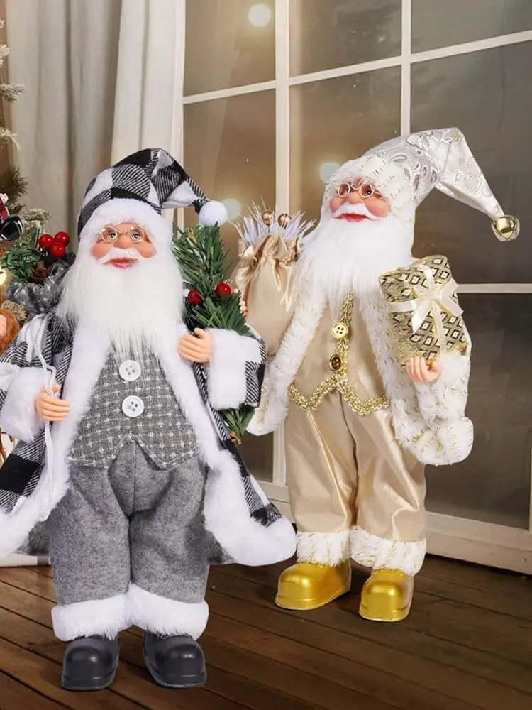 Декоративная фигурка Christmas Santa Claus Nordic Style 30cm (Grey) - 3