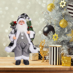 Декоративная фигурка Christmas Santa Claus Nordic Style 60cm (Grey) Thumb