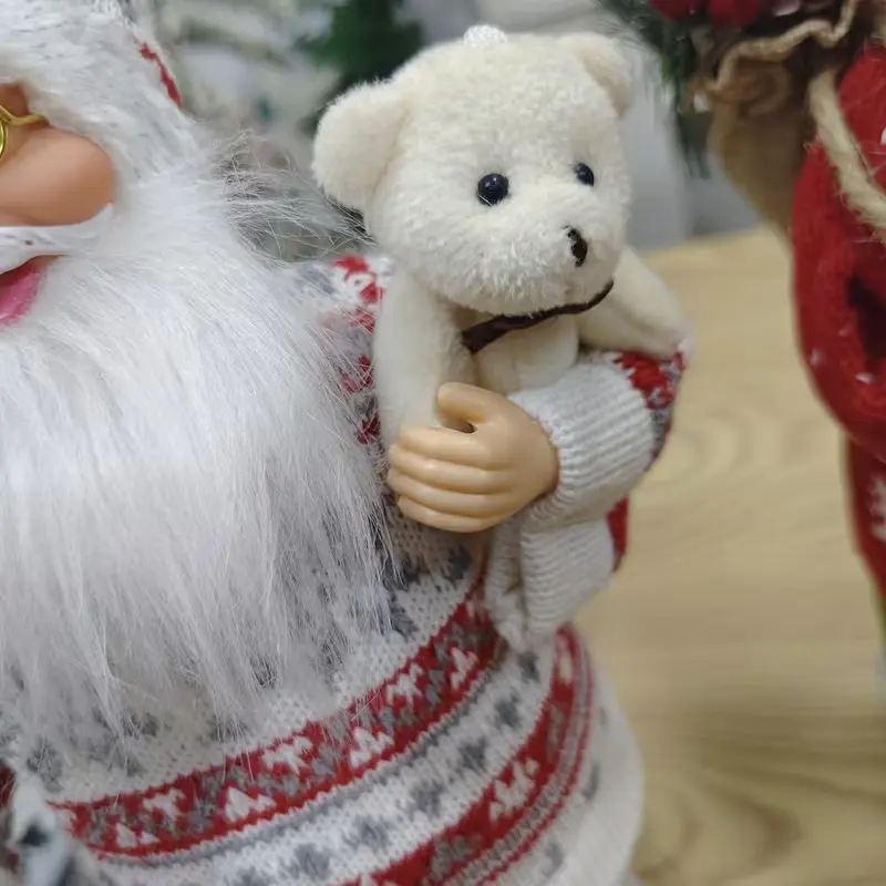 Декоративная фигурка Christmas Santa Claus Scandinavian 60cm (Silver) - 3