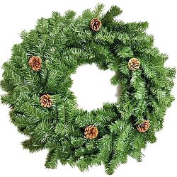 Декоративный венок Christmas 02550 60cм (Green)