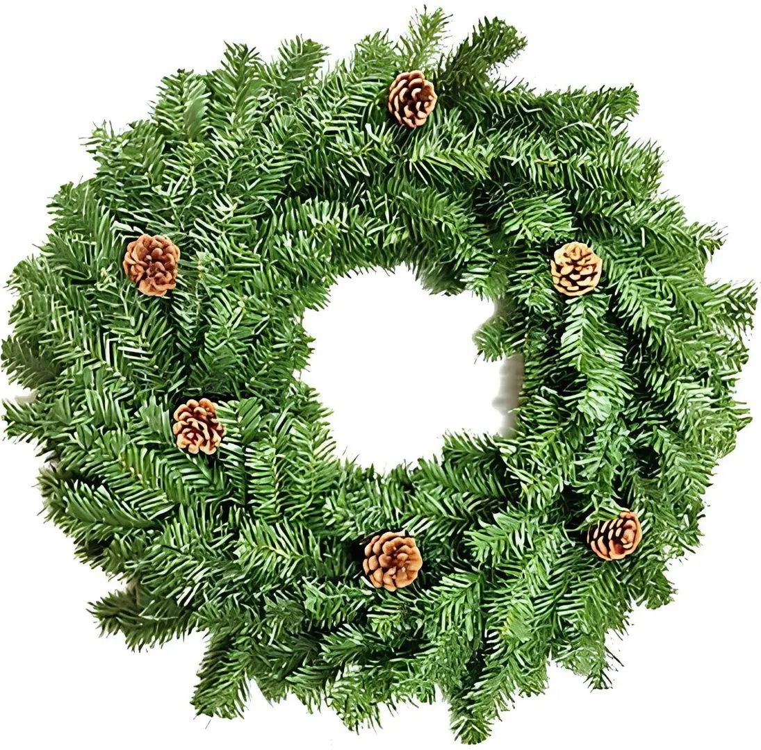 Декоративный венок Christmas 02550 60cм (Green)