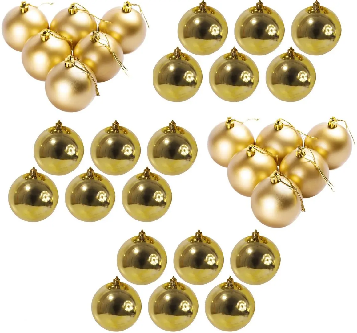 Набор елочных шаров Christmas 35359 50mm (Gold)