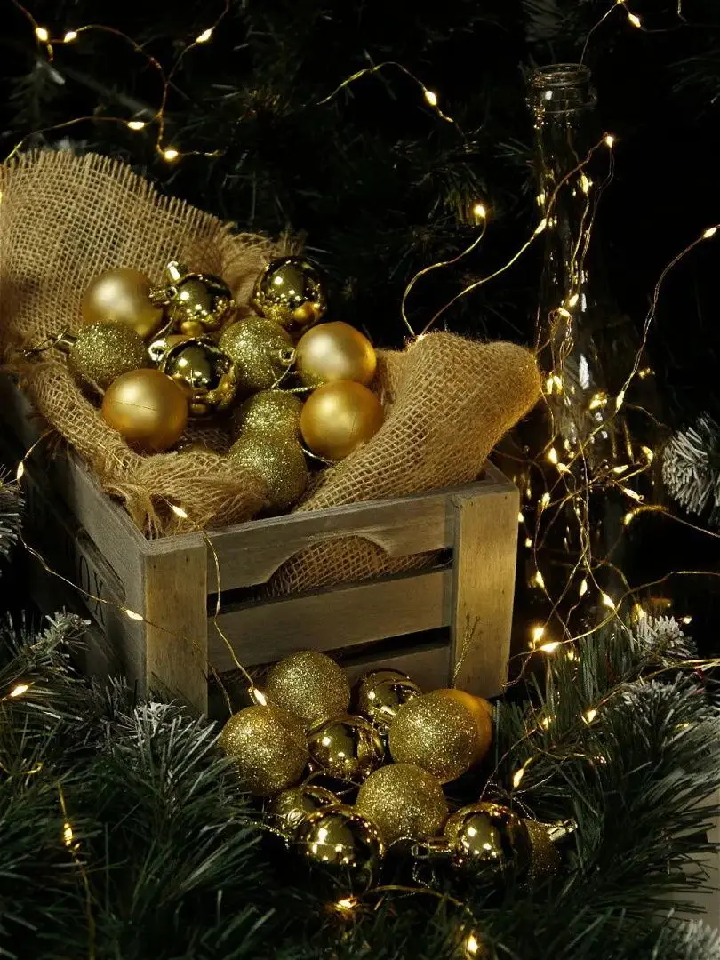 Набор елочных шаров Christmas 49190 (Gold)