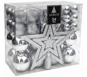 Набор елочных шаров Christmas 51161 (Silver)