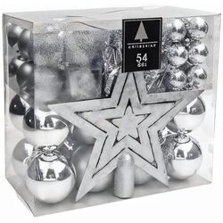 Набор елочных шаров Christmas 51161 (Silver) Thumb
