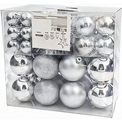 Набор елочных шаров Christmas 51161 (Silver) Thumb