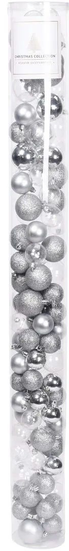 Набор елочных шаров Christmas ACS100610 (Silver)