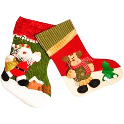 Носок для подарков Christm 20182 (Red/Green) Thumb