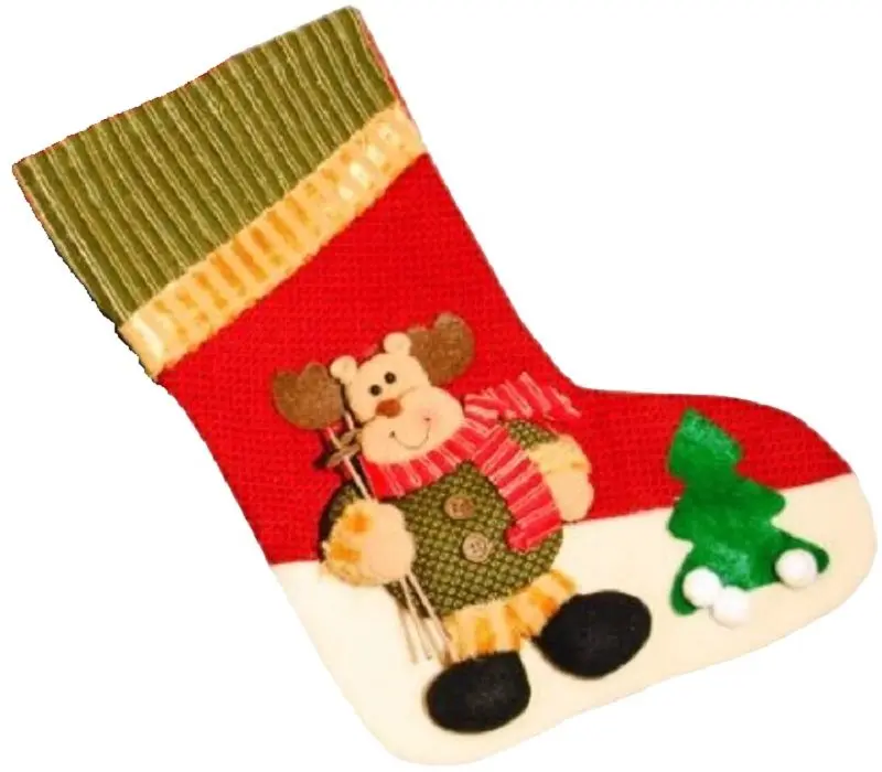 Носок для подарков Christm 20182 (Red/Green)