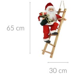 Подвесная фигурка Christmas Santa Claus 65cm 27254 (Red) Thumb