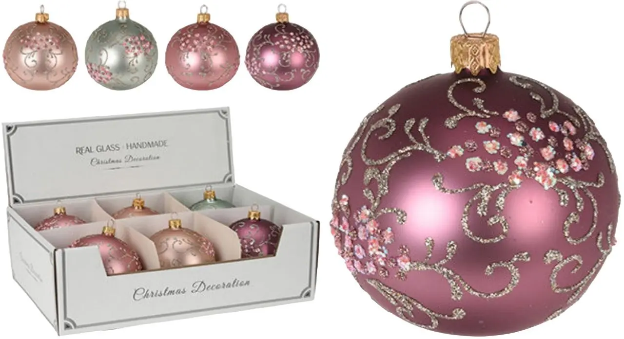 Шар елочный Christmas 45856 100mm - 2